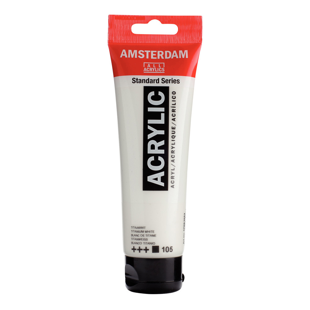 Amsterdam Acrylic 120 ml Titanium White