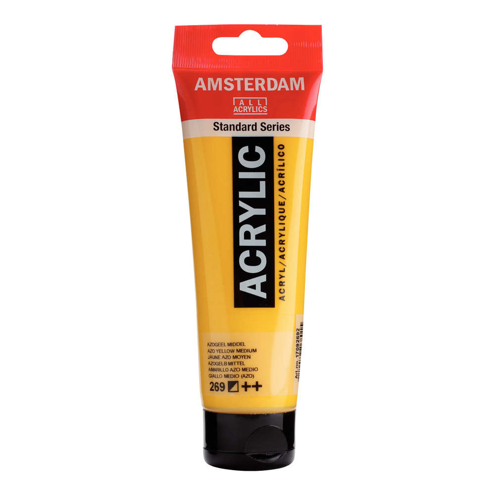 Amsterdam Acrylic 120 ml Azo Yellow Med