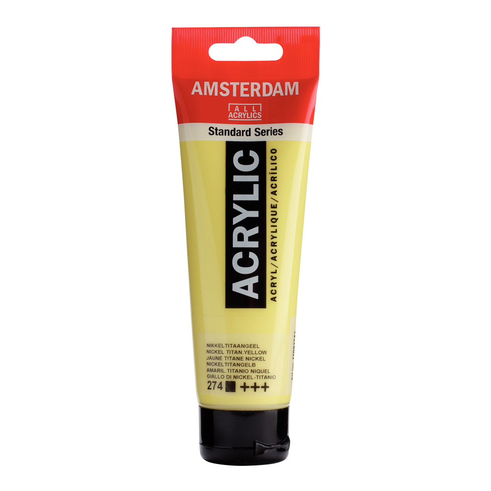 Amsterdam Acrylic 120 ml Nickel Titan Yellow
