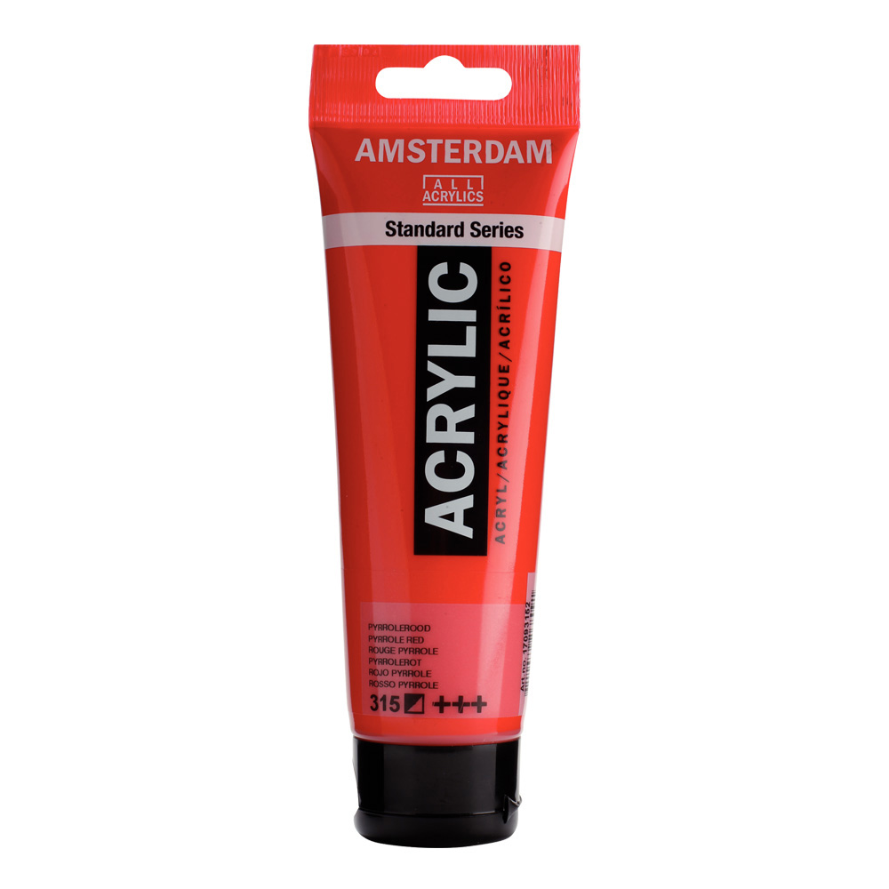 Amsterdam Acrylic 120 ml Pyrrole Red