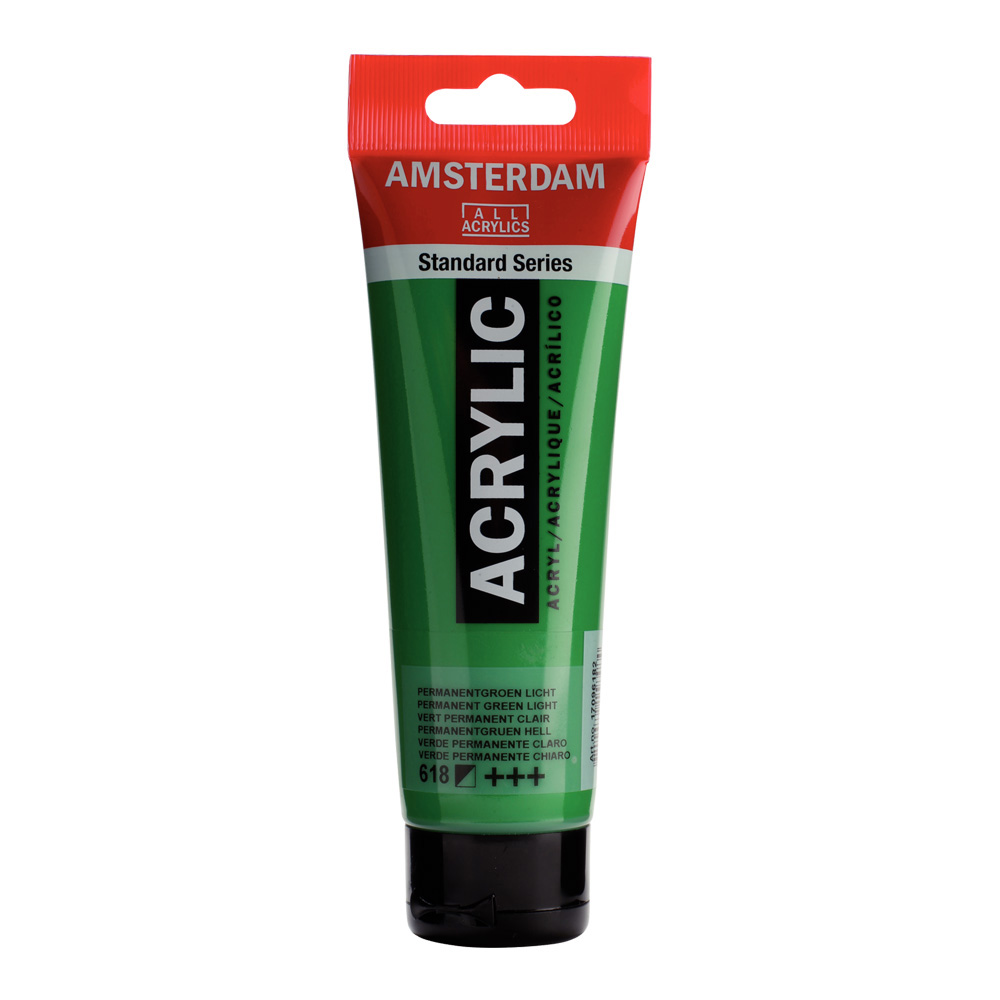 Amsterdam Acrylic 120 ml Permanent Green Lt