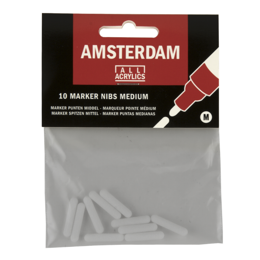 Amsterdam Paint Marker 4 mm Nibs 10 Pk