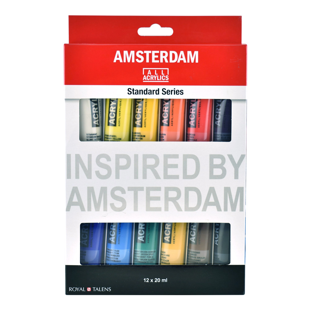 Amsterdam Acrylic 20 ml 12-Color Set