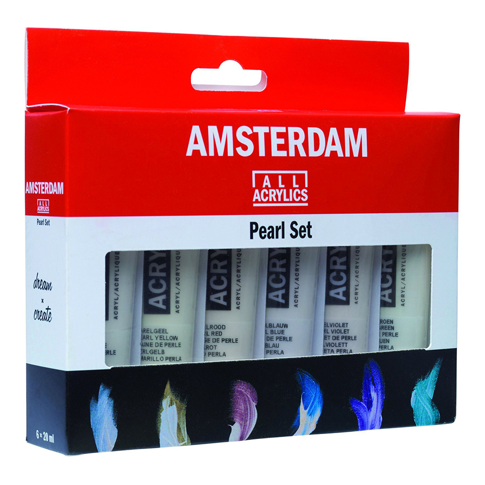 Amsterdam Acrylic 20 ml 6-Color Set Pearl