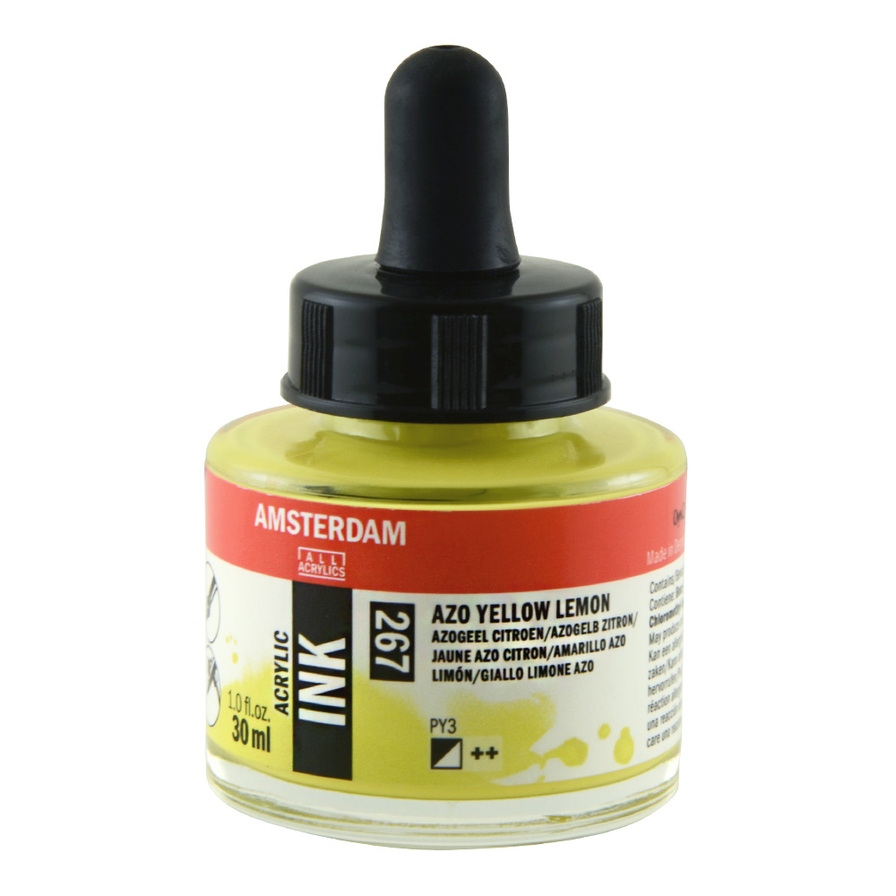 Amsterdam Acrylic Ink 30 ml Azo Yellow Lemon