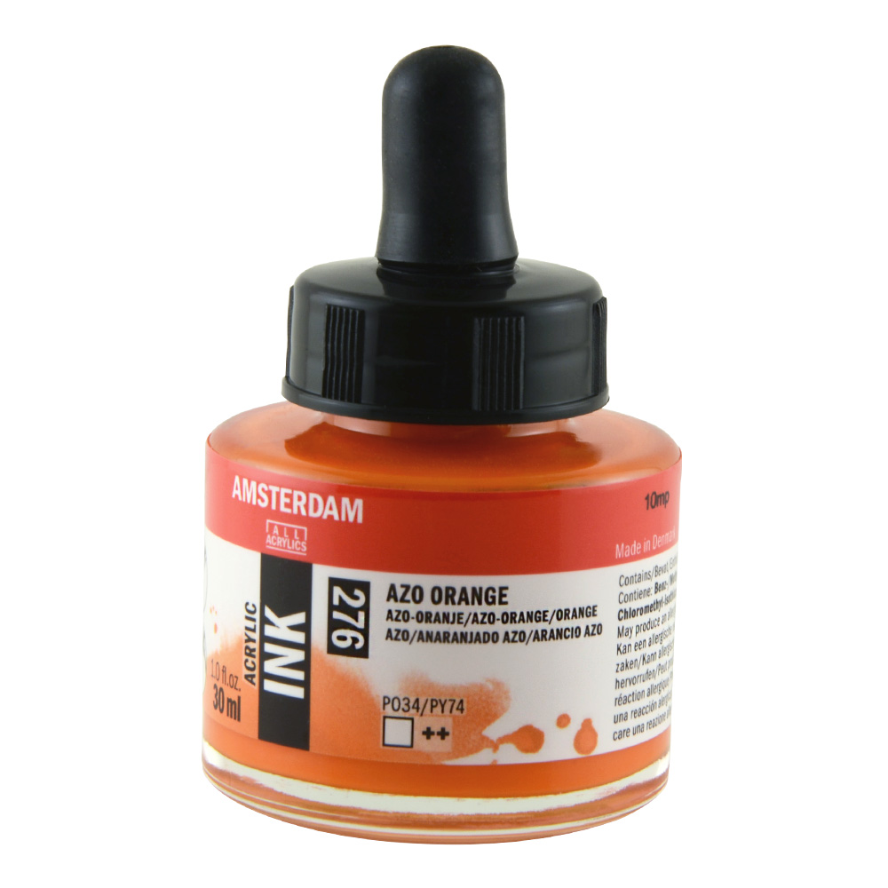 Amsterdam Acrylic Ink 30 ml Azo Orange