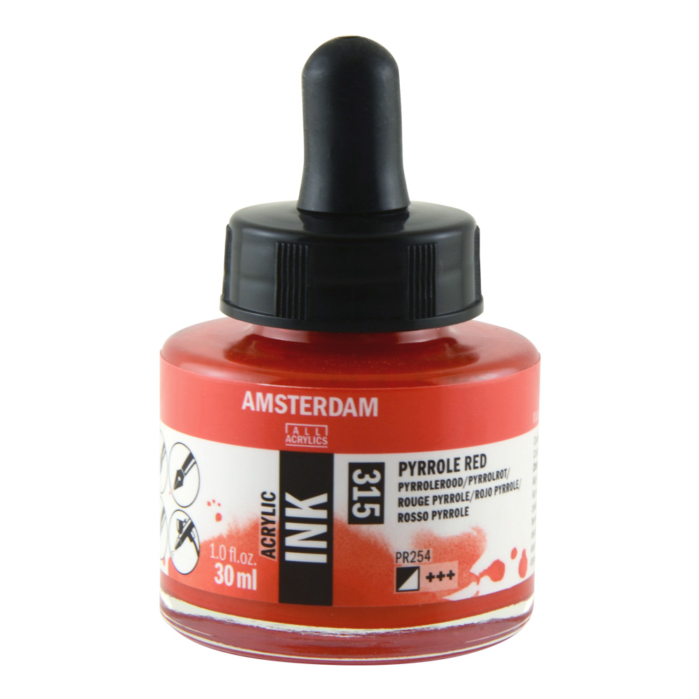 Amsterdam Acrylic Ink 30 ml Pyrrole Red