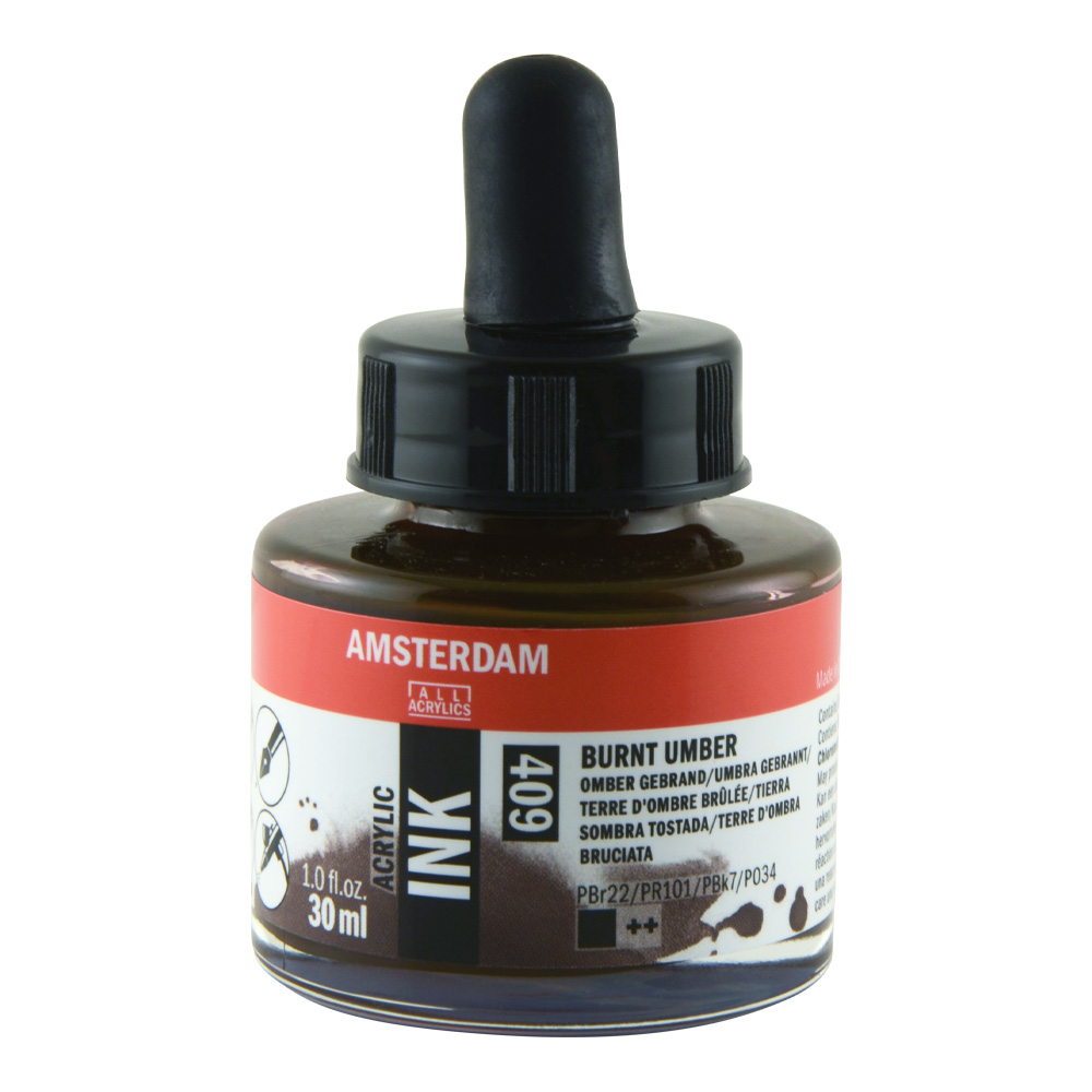 Amsterdam Acrylic Ink 30 ml Burnt Umber