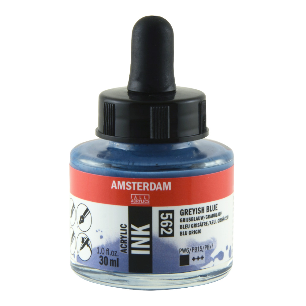 Amsterdam Acrylic Ink 30 ml Grey Blue