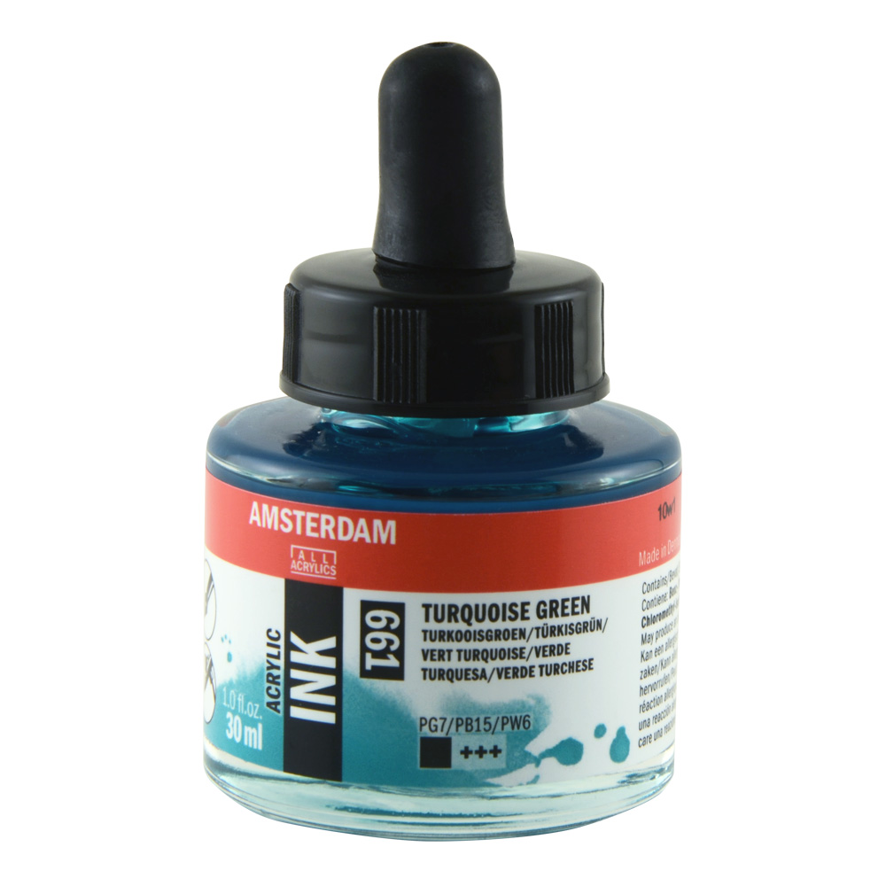 Amsterdam Acrylic Ink 30 ml Turquoise Green