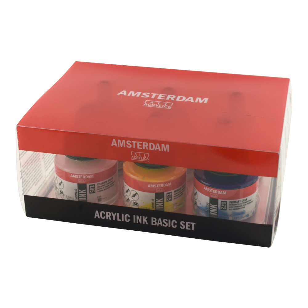 Amsterdam Acrylic Ink Combi Set of 6