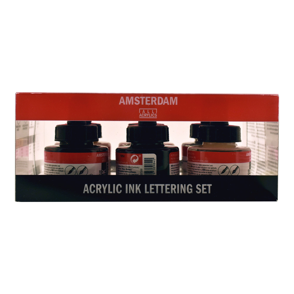 Amsterdam Ink Lettering Set of 6