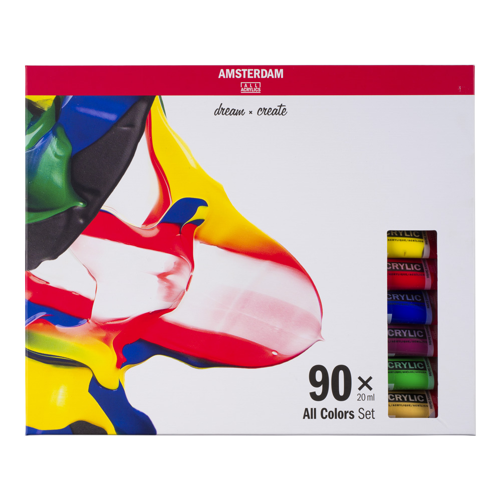 Amsterdam Acrylic 20 ml 90-Color Set