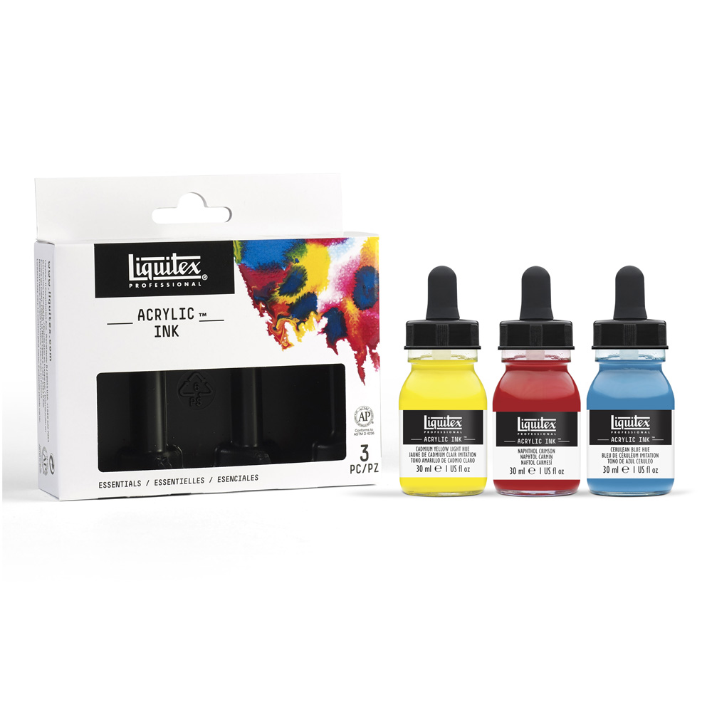 Liquitex Acrylic Ink Essential Set of 3