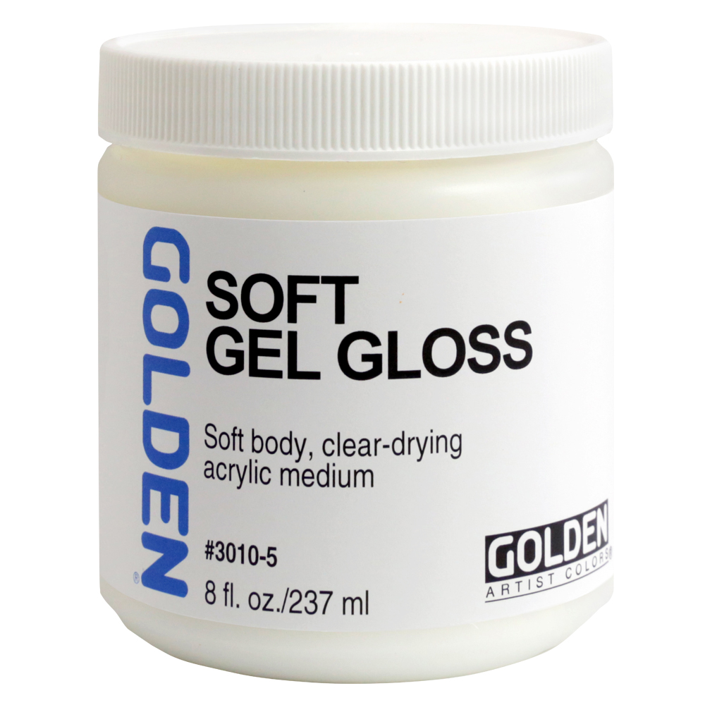 Golden Acryl Med 8 oz Soft Gel Gloss