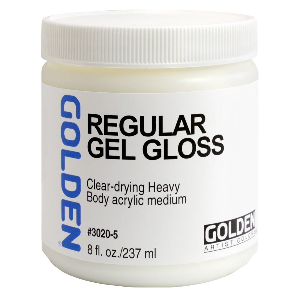 Golden Acryl Med 8 oz Regular Gel Gloss