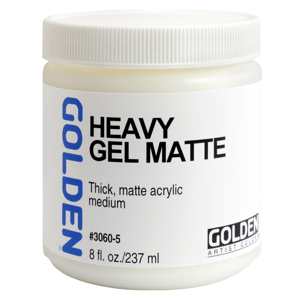 Golden Acryl Med 8 oz Heavy Gel Matte