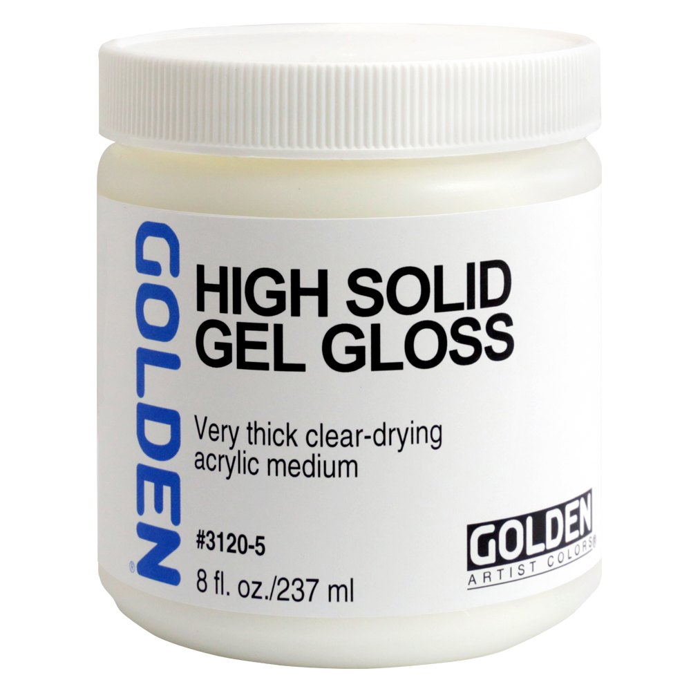 Golden Acryl Med 8 oz High Solid Gel Gloss