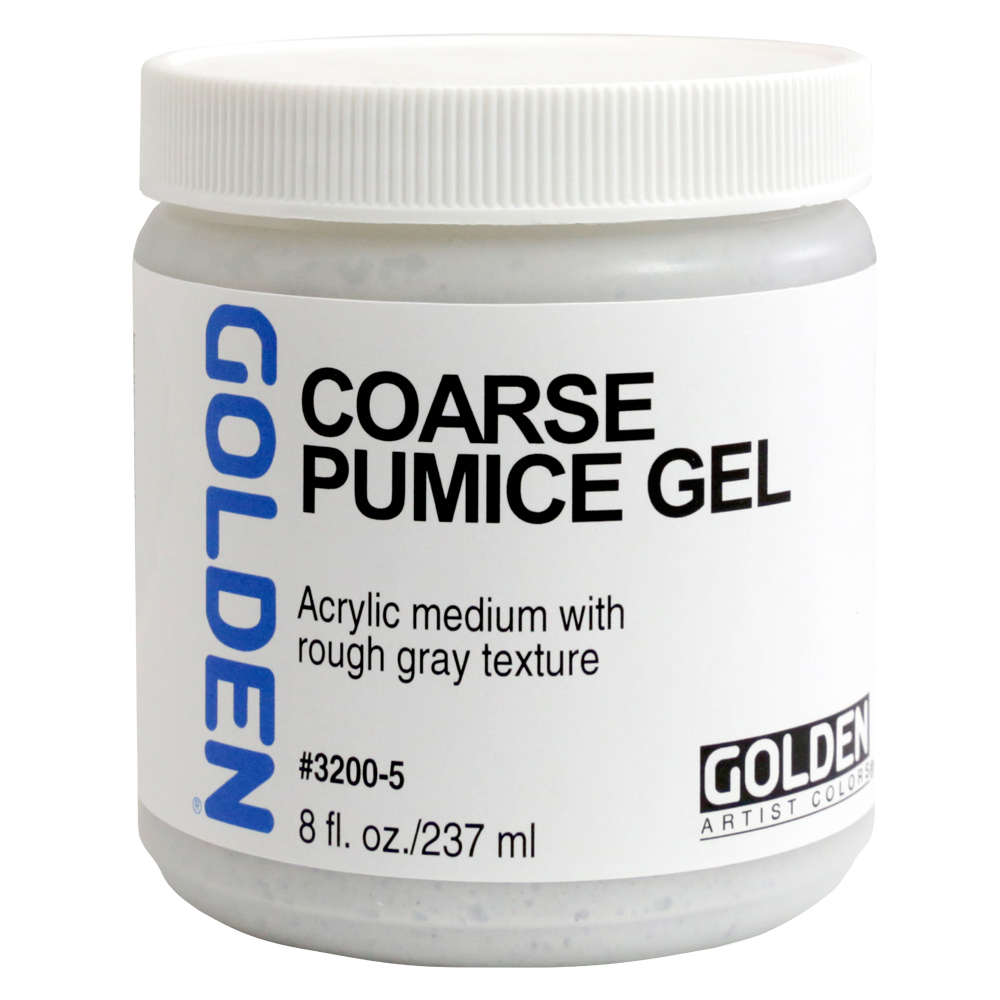 Golden Acryl Med 8 oz Coarse Pumice Gel