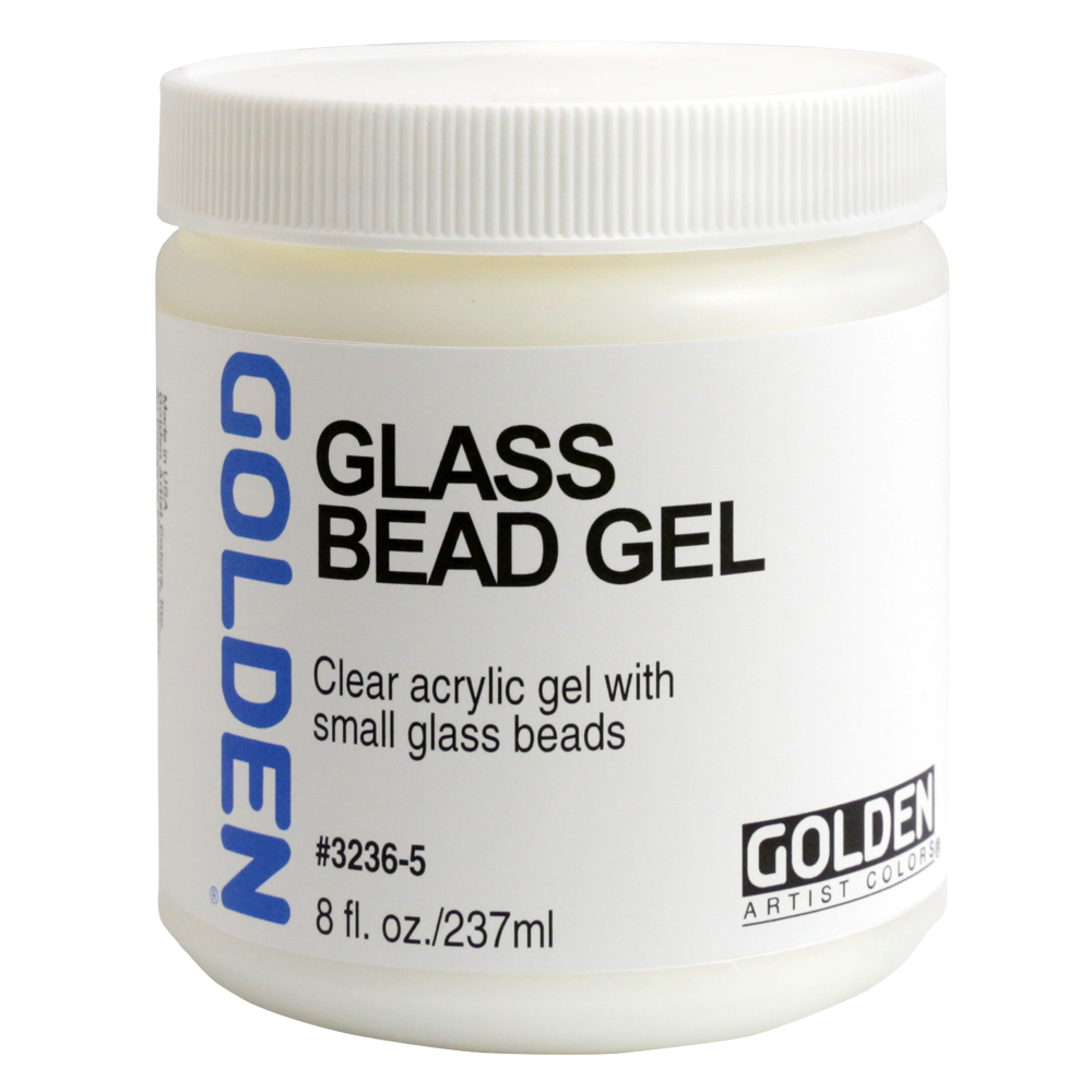 Golden Acryl Med 8 oz Glass Bead Gel