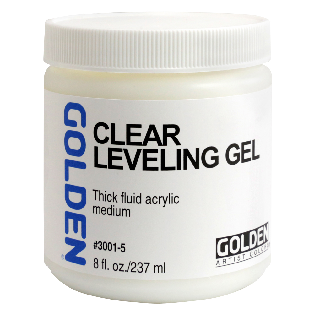 Golden Acryl Med 8 oz Clear Leveling Gel