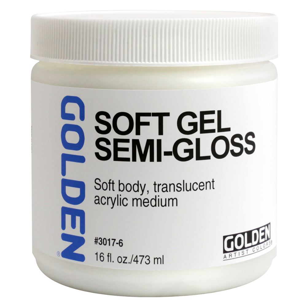 Golden Acryl Med 16 oz Soft Gel Semi-Gloss