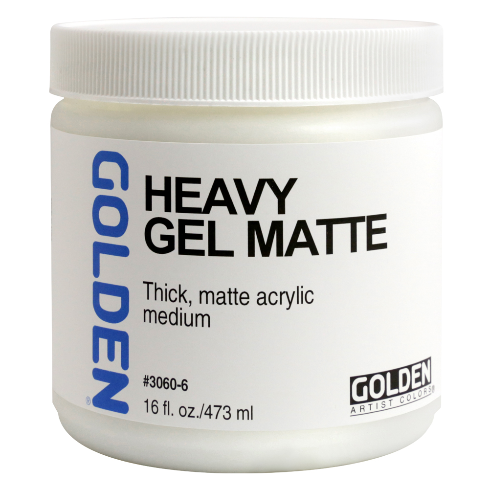 Golden Acryl Med 16 oz Heavy Gel Matte