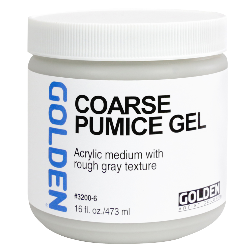 Golden Acryl Med 16 oz Coarse Pumice Gel