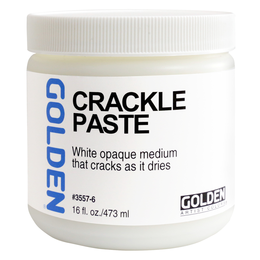 Golden Acryl Med Crackle Paste 16 oz