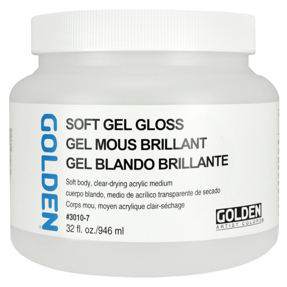 Golden Acryl Med 32 oz Soft Gel Gloss