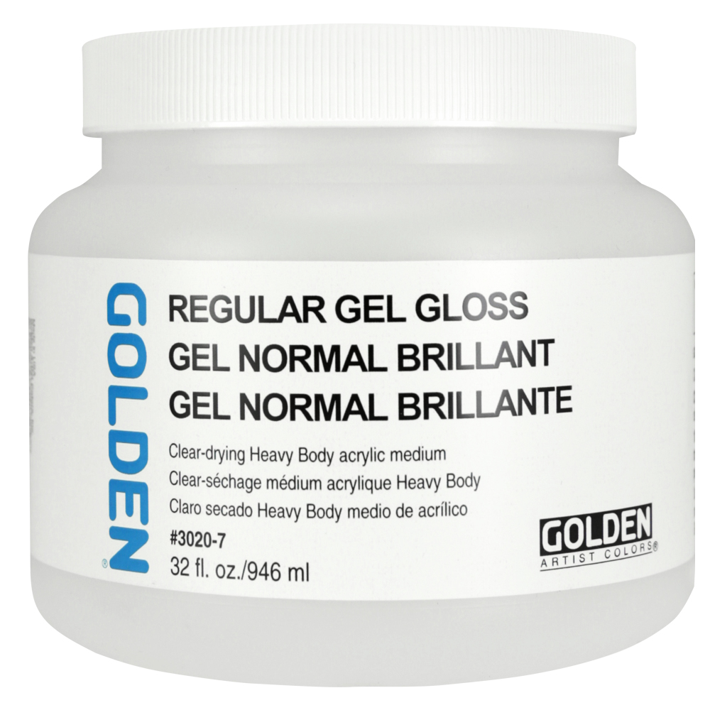 Golden Acryl Med 32 oz Regular Gel Gloss