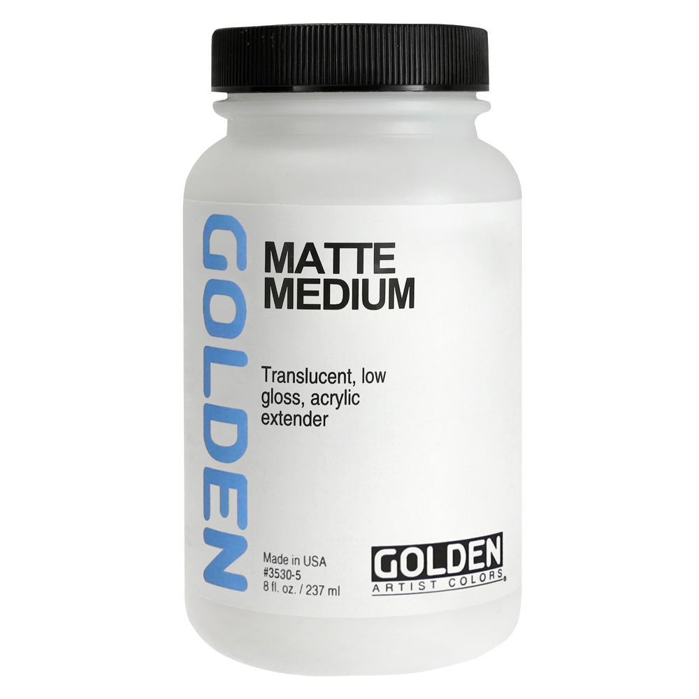 Golden Acryl Med 8 oz Matte Medium
