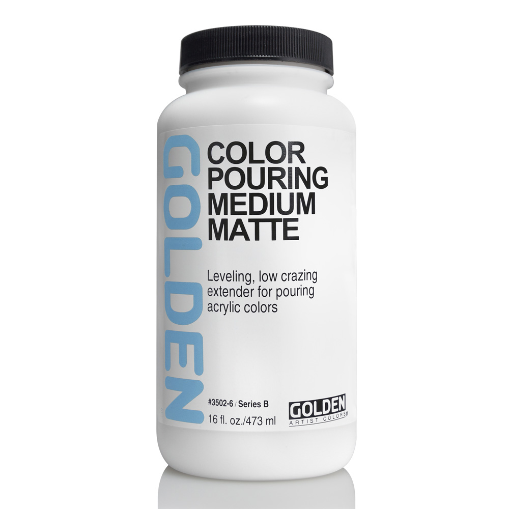 Golden Acryl Med Color Pouring Matte 16 oz