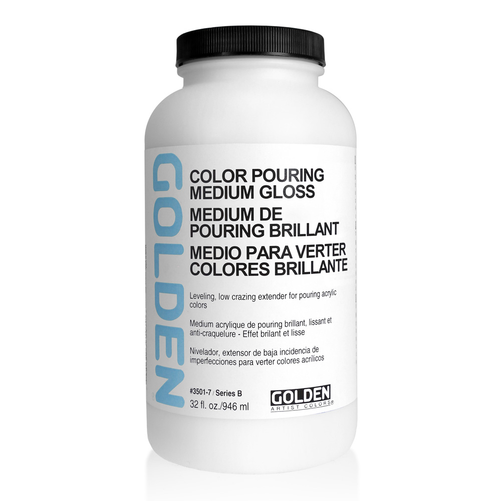 Golden Acryl Med Color Pouring Gloss 32 oz