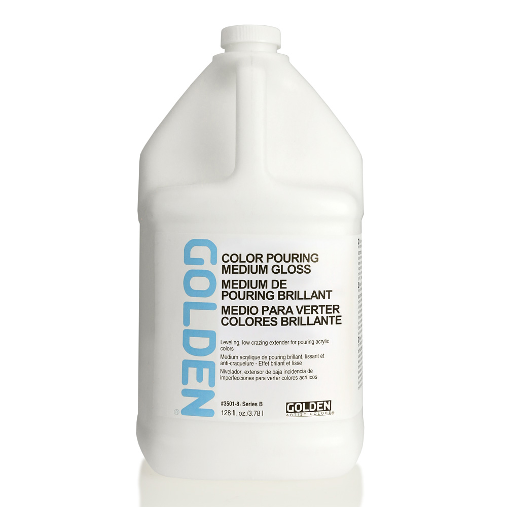 Golden Acryl Med Color Pouring Gloss 128 oz