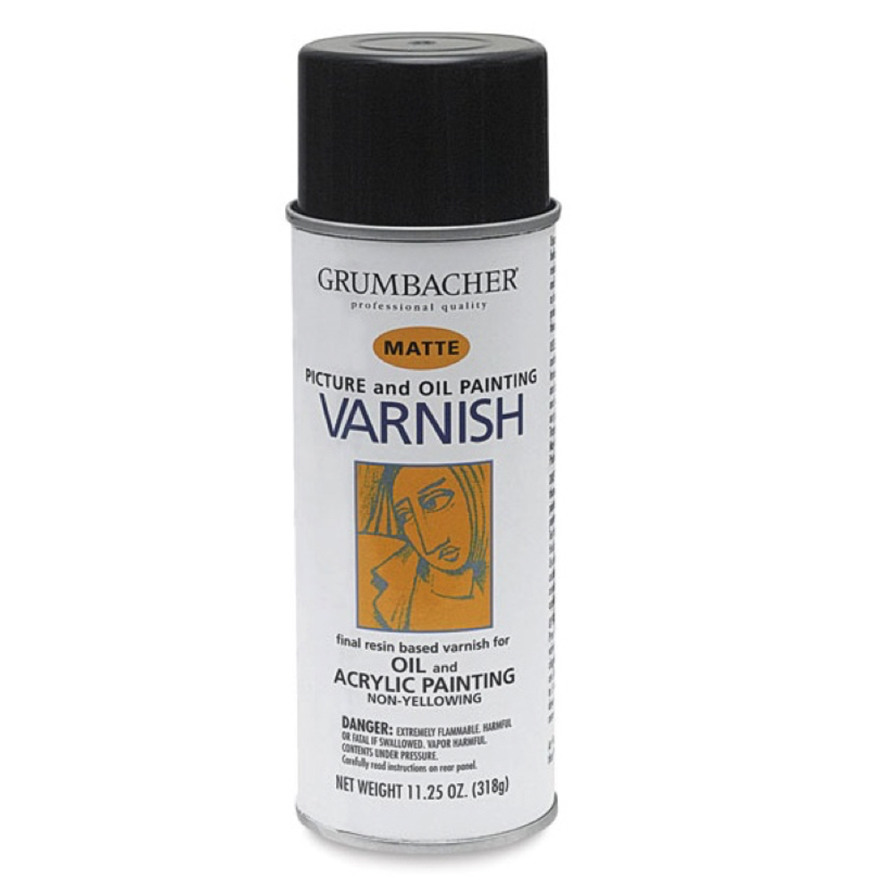 Grum Spray Picture Varnish Gloss 11 oz