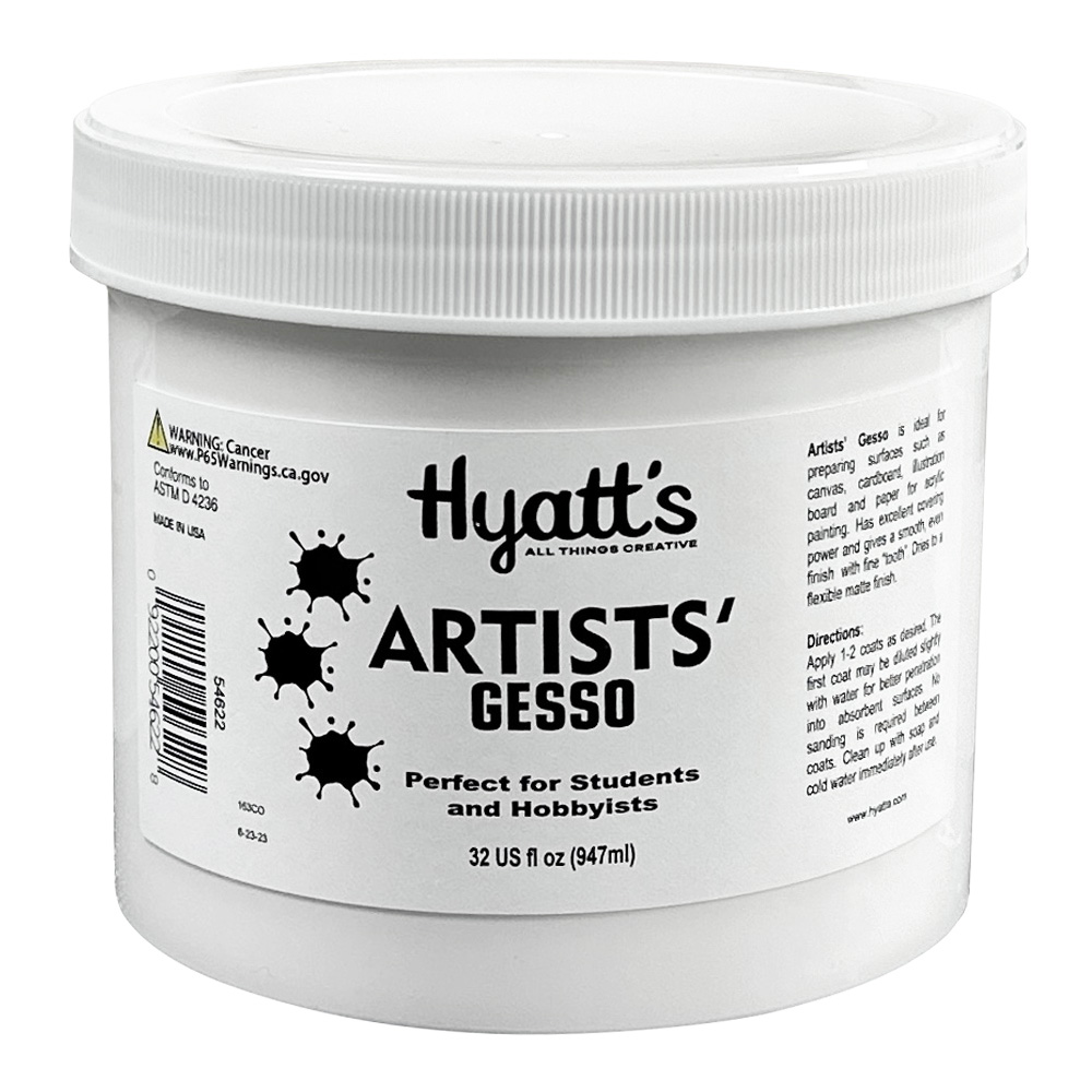 Hyatt's Economy Gesso Qt/32 oz Jar