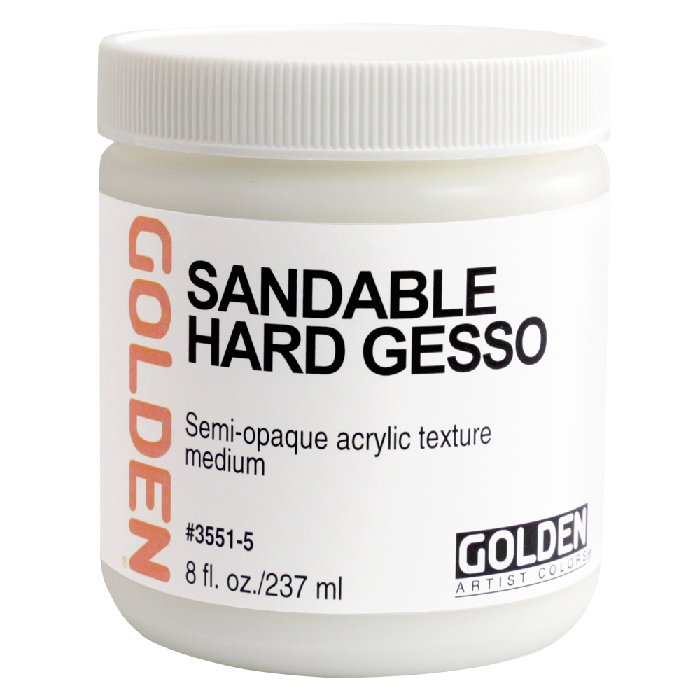 Golden Acrylic Sandable Hard Gesso 8 oz