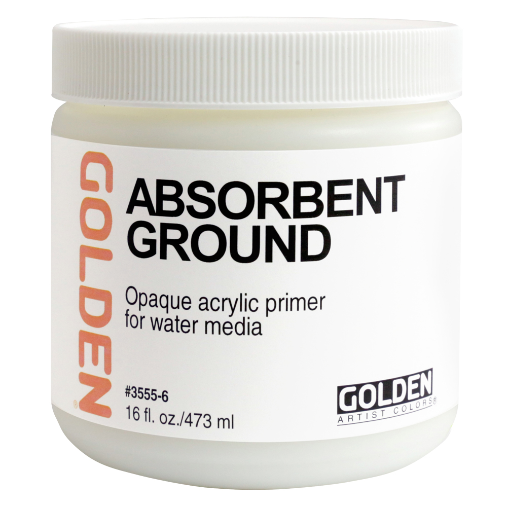 Golden Acrylic Absorbent Ground White 16 oz
