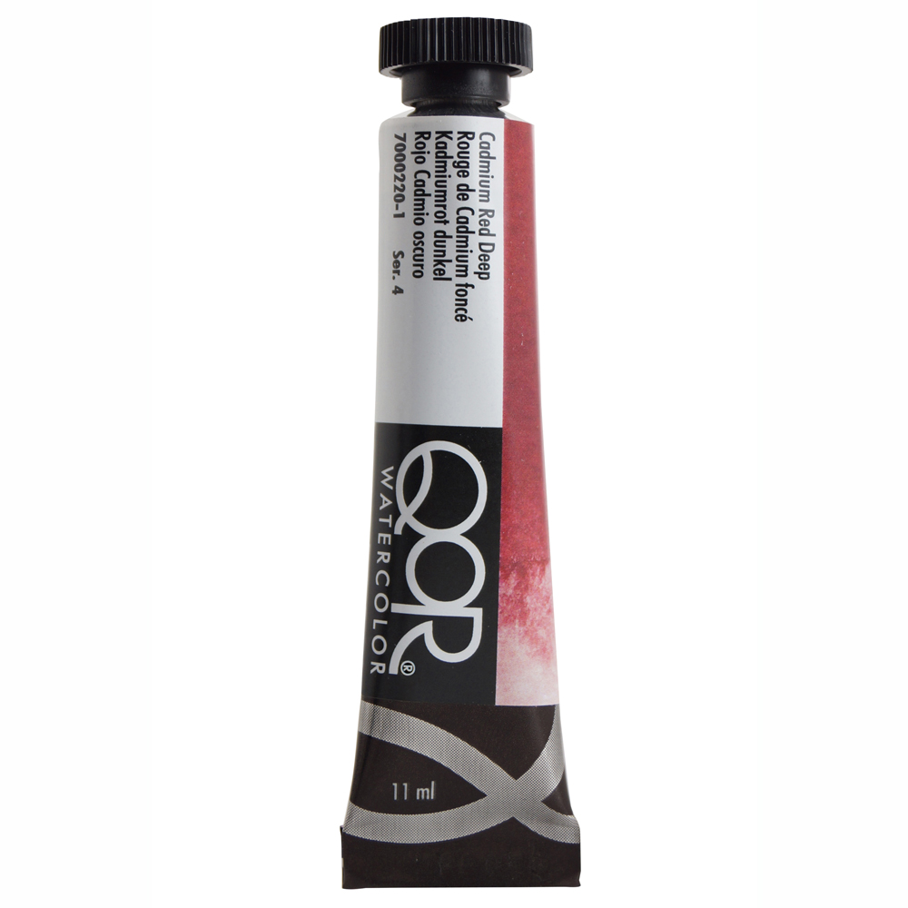 QoR W/C 11ml Cadmium Red Deep