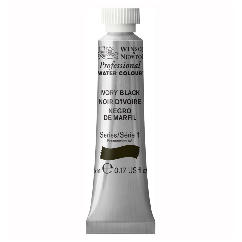 W&N Artist Watercolor 5 ml Ivory Black