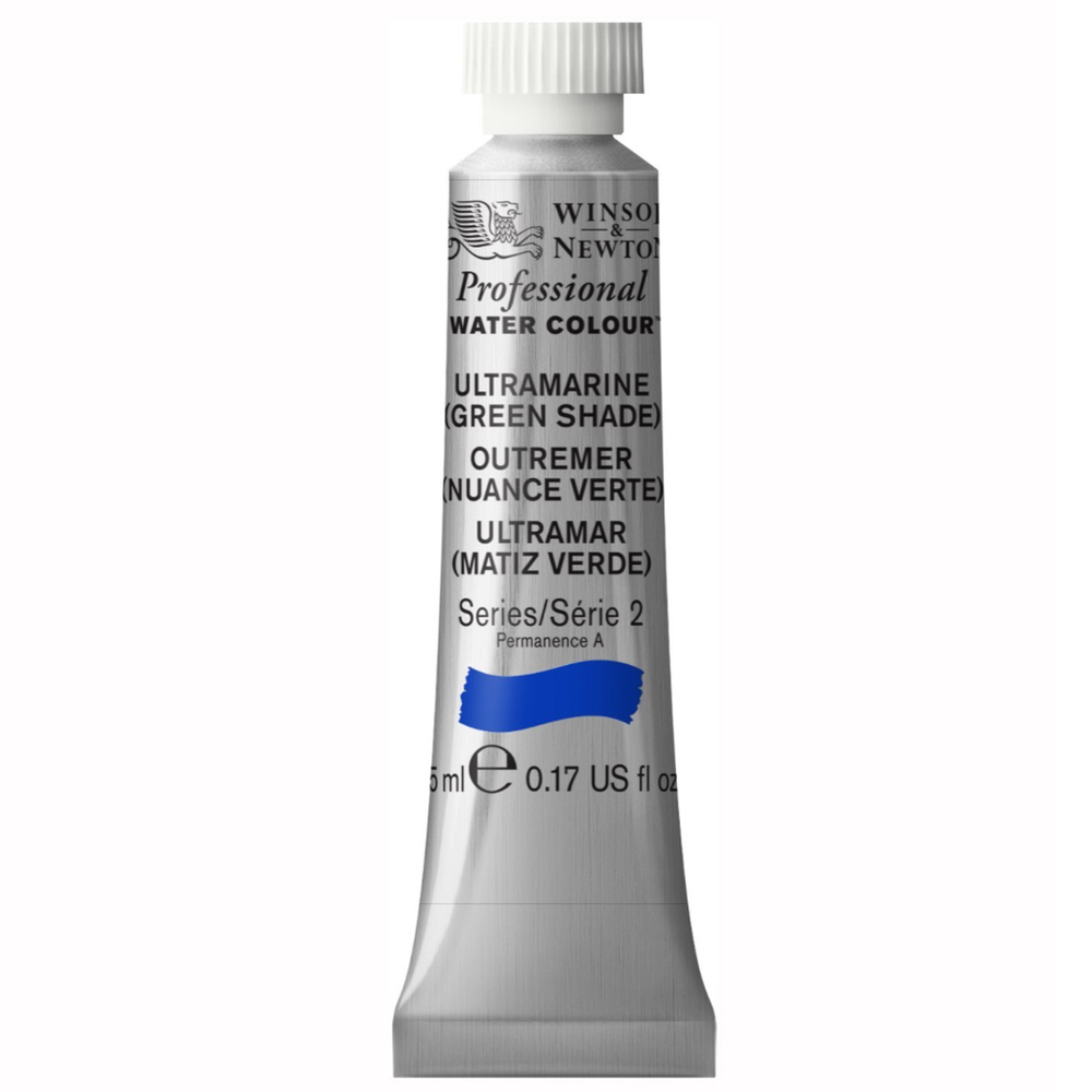 W&N Artist Watercolor 5 ml Ultramarine Grn Sh