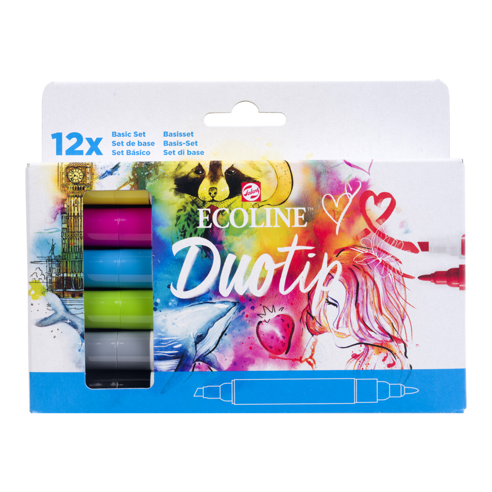 Ecoline Duotip Set of 12 Basic