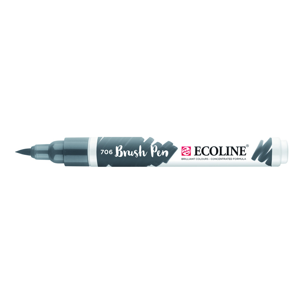 Ecoline Liquid Watercolor Brush Pen Deep Gry