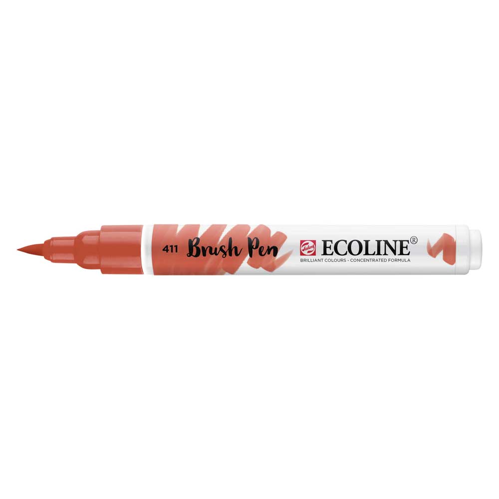 Ecoline Liquid Watercolor Brush Pen Brnt Sien