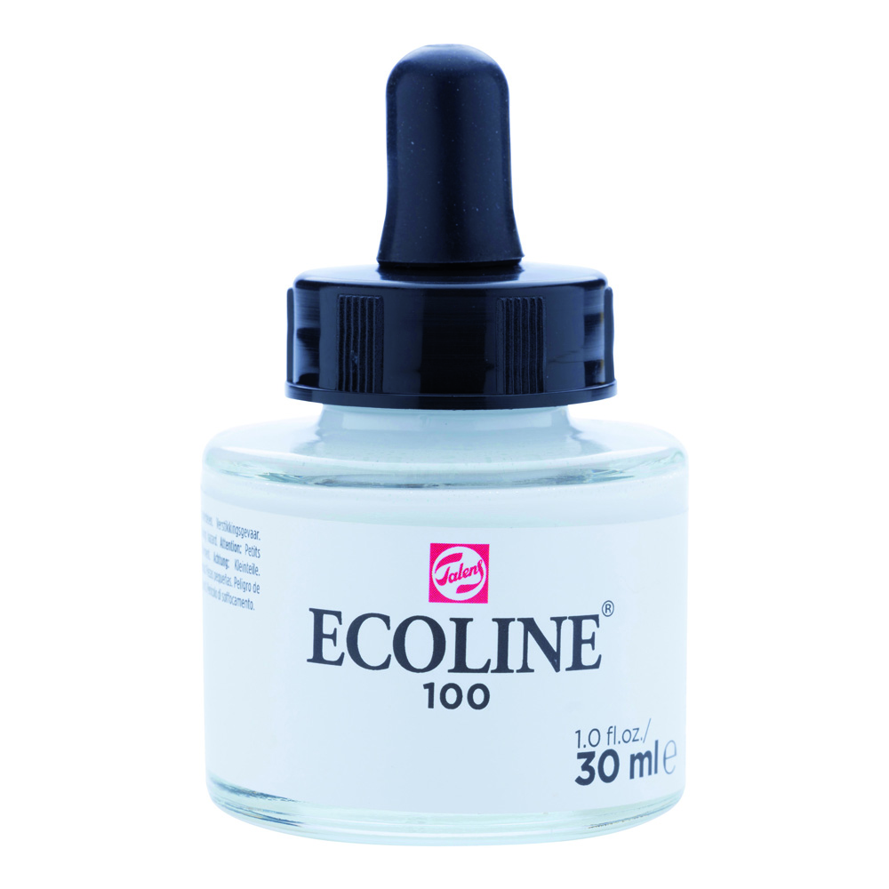 Ecoline Watercolor w/Pipette 30 ml White