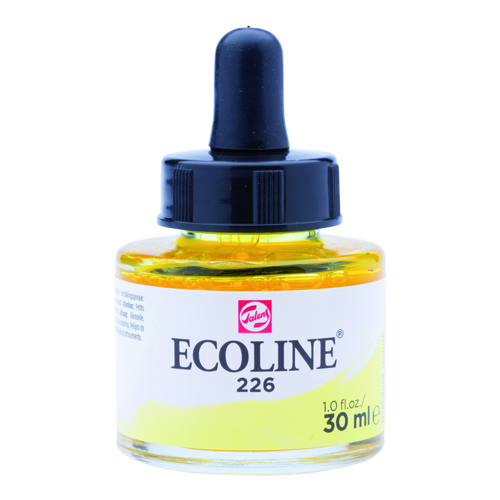 Ecoline Watercolor w/Pipette 30 ml Pastel Ylw