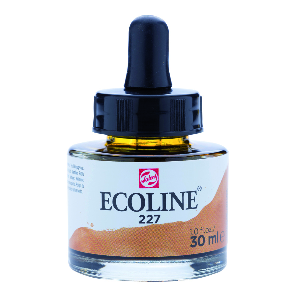 Ecoline Watercolor w/Pipette 30 ml Ylw Ochre