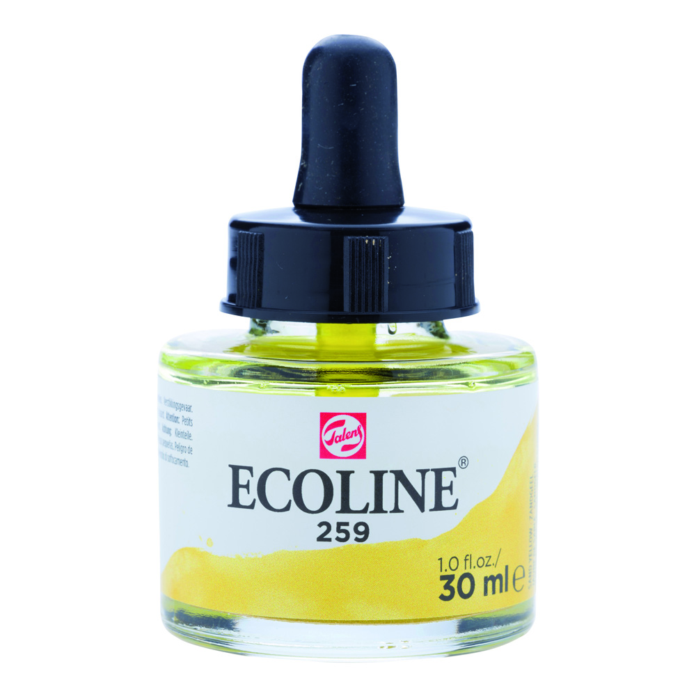 Ecoline Watercolor w/Pipette 30 ml Sand Yello