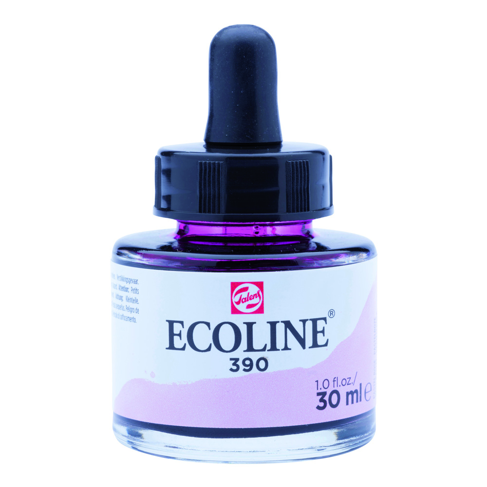Ecoline Watercolor w/Pipette 30 ml Pastel Ros